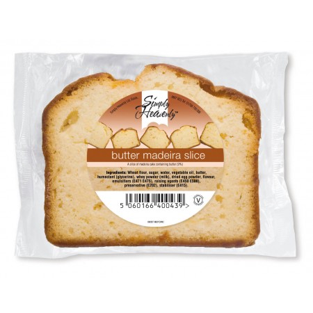 Simply Heavenly Slice - Butter Madeira Slice x 18 Units